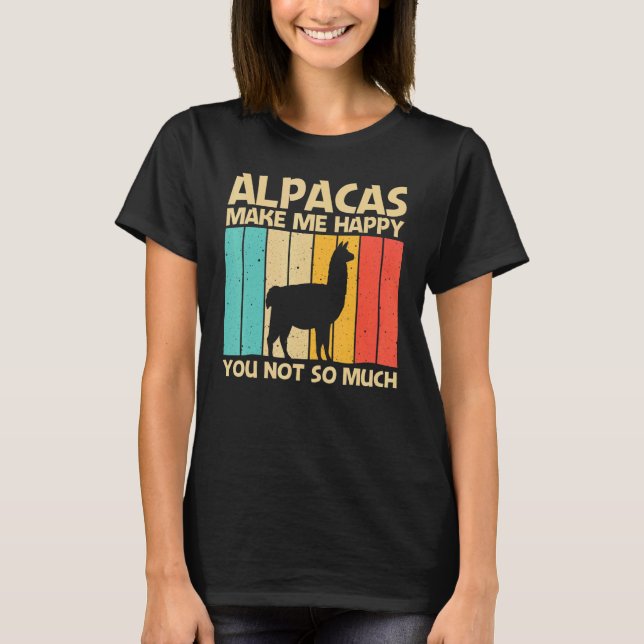 Camiseta Cool Alpaca For Men Women Peruvian Animal Alpaca   (Frente)