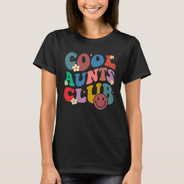 Camiseta Cool Aunts Club Auntie Best Aunt Ever For Auntie W (Frente)
