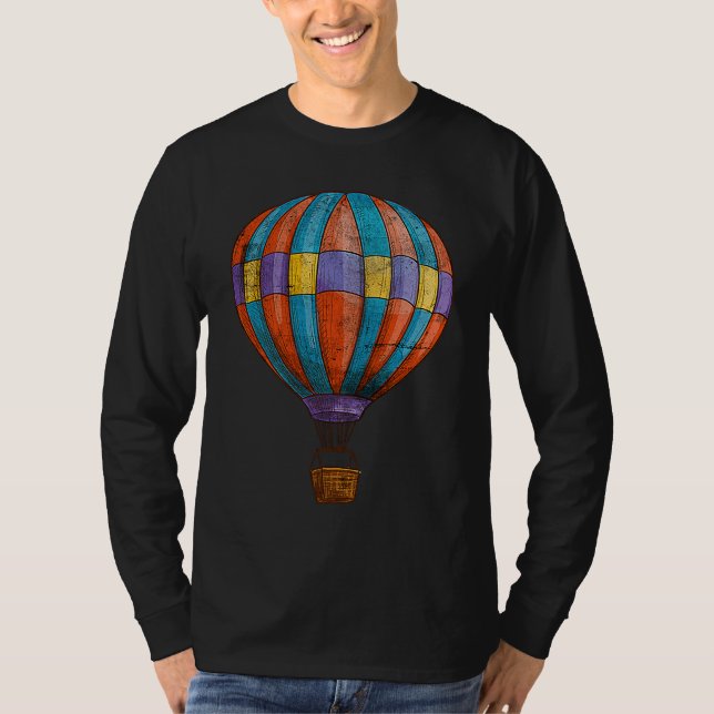 Camiseta Cool Balloonist Balloon Basket Hot Air Balloon Wom (Frente)