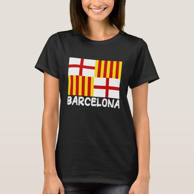 Camiseta Cool Barcelona Flag (Frente)