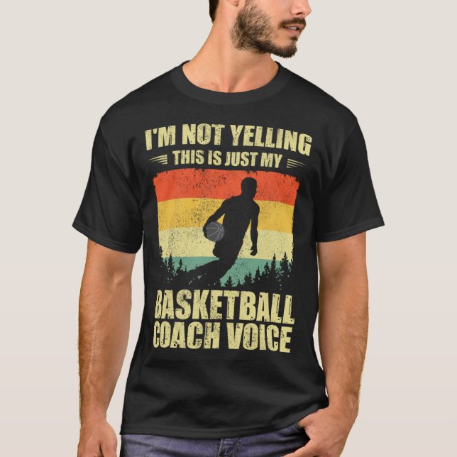Camiseta Cool Basketball Coach For Men Women Team Basketbal (Frente)