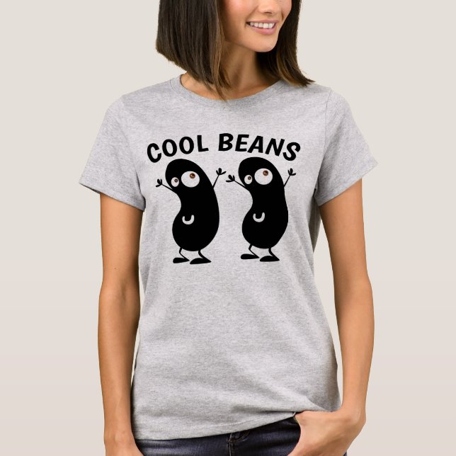 CAMISETA COOL BEANS COFFEE T-SHRT (Frente)