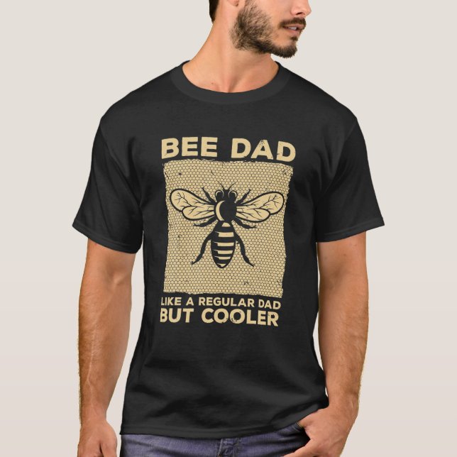 Camiseta Cool Beekeeping Art Men Dad Bee Hive Keeping Honey (Frente)