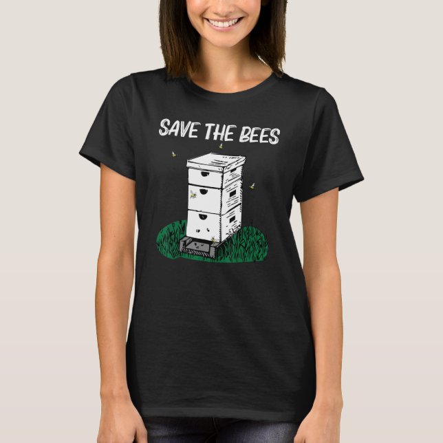 Camiseta Cool Beekeeping For Men Women Honeybee Honeycomb (Frente)