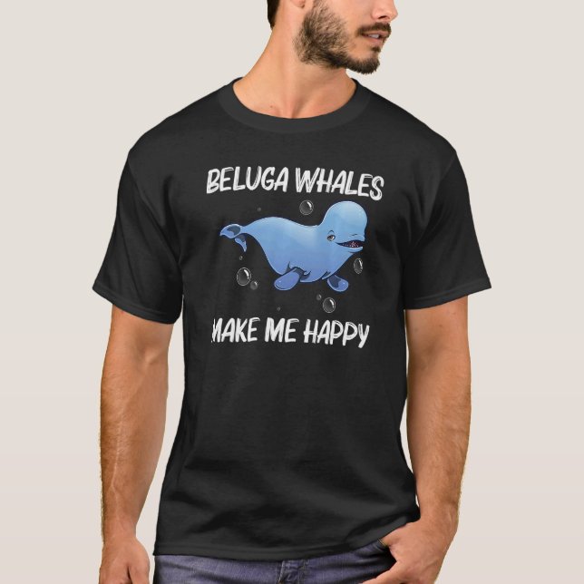Camiseta Cool Beluga Whale For Men Women Orca Whales Save T (Frente)