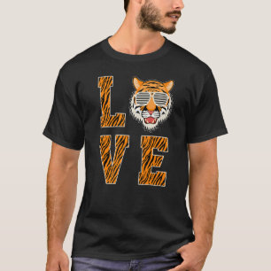 Camiseta Cool Bengal Tiger With Sunglass Growling Mouth Tig