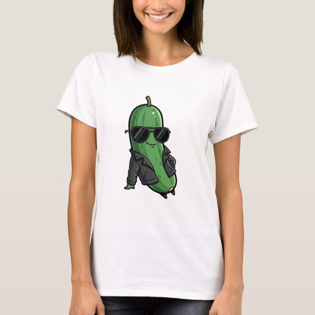 Camiseta Cool Biker Cucumber (Frente)