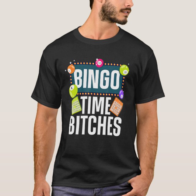 Camiseta Cool Bingo For Men Women Bingo Player Card Game (Frente)