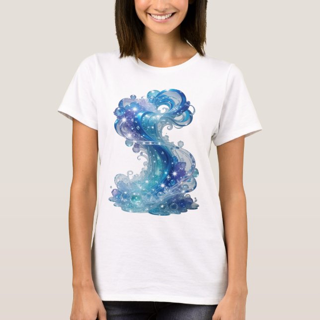 Camiseta Cool Blue ONDA DE ÁGUA (Frente)