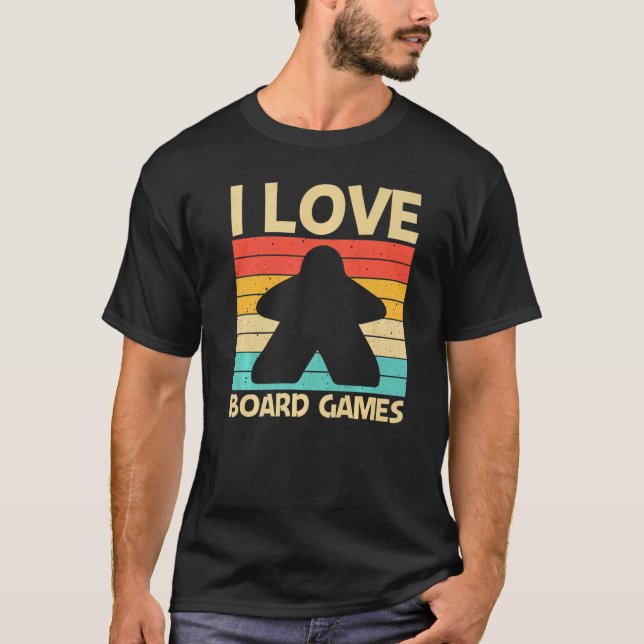 Camiseta Cool Board Game For Men Women Board Gamer Meeple (Frente)