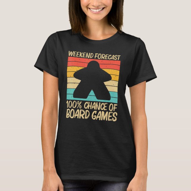 Camiseta Cool Board Game For Men Women Board Gamer Meeple (Frente)