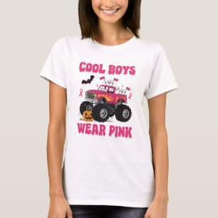 Camiseta Cool Boys Wear Pink Monster Truck
