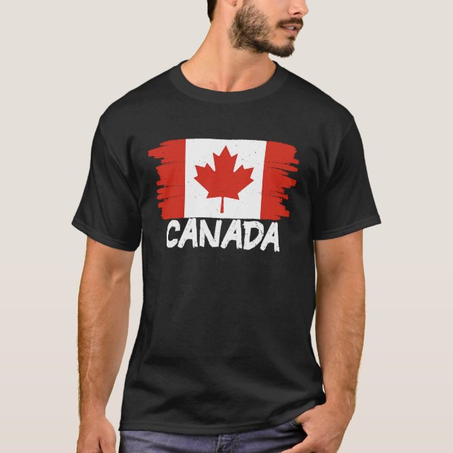 Camiseta Cool Canada Flag (Frente)