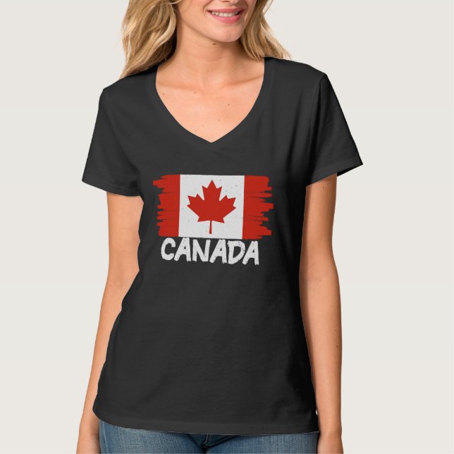 Camiseta Cool Canada Flag (Frente)