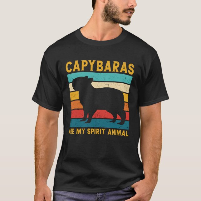 Camiseta Cool Capybara For Rodent Spirit Animal Zoologist G (Frente)