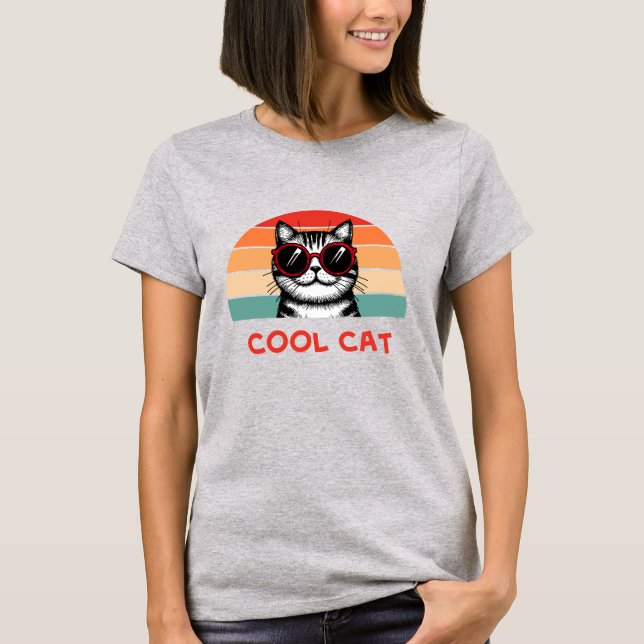 Camiseta Cool cat 2 (Frente)