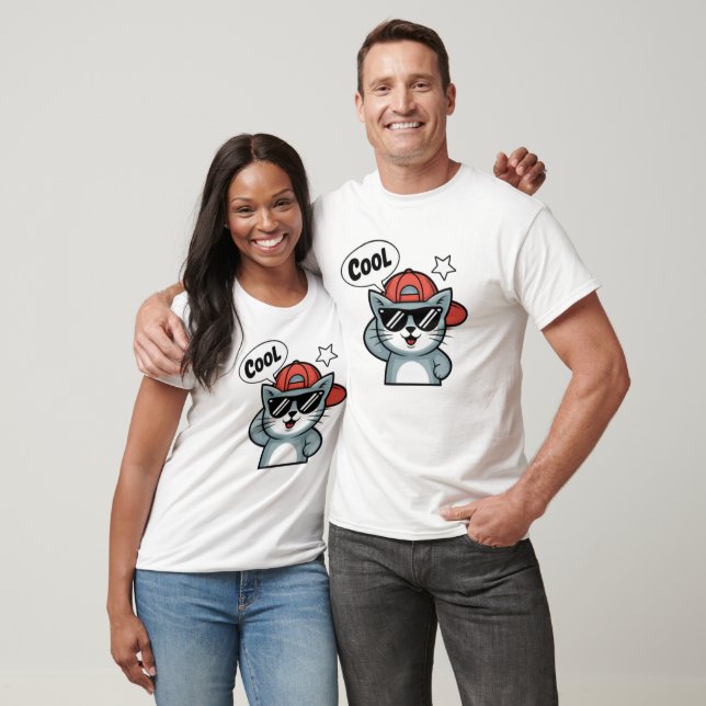 Camiseta Cool Cat Swagger (Unissex)