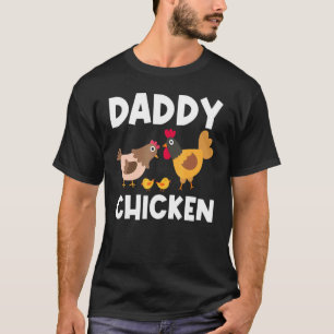 Camiseta Cool Chicken For Men Dad Rooster Hen Chicks Poultr