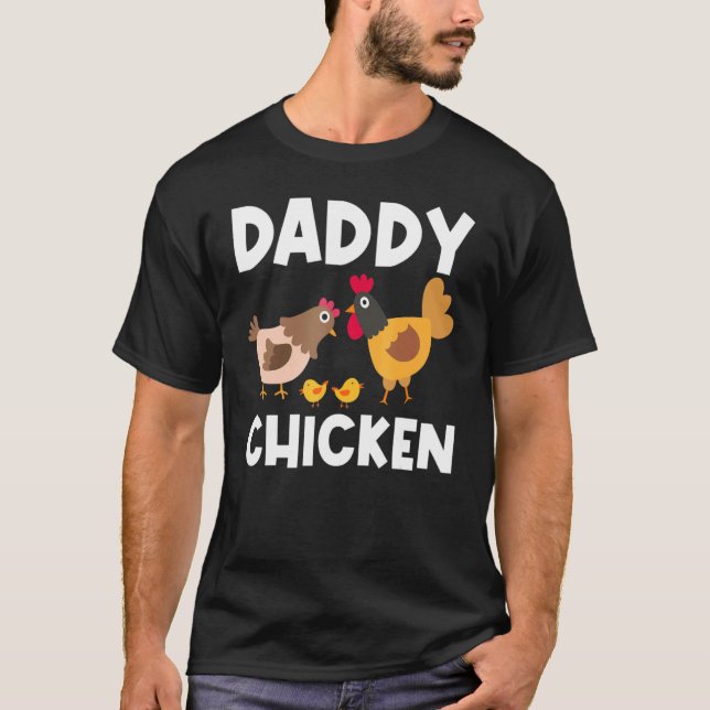 Camiseta Cool Chicken For Men Dad Rooster Hen Chicks Poultr (Frente)