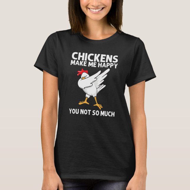 Camiseta Cool Chicken For Men Women Dabbing Domestic Fowl P (Frente)