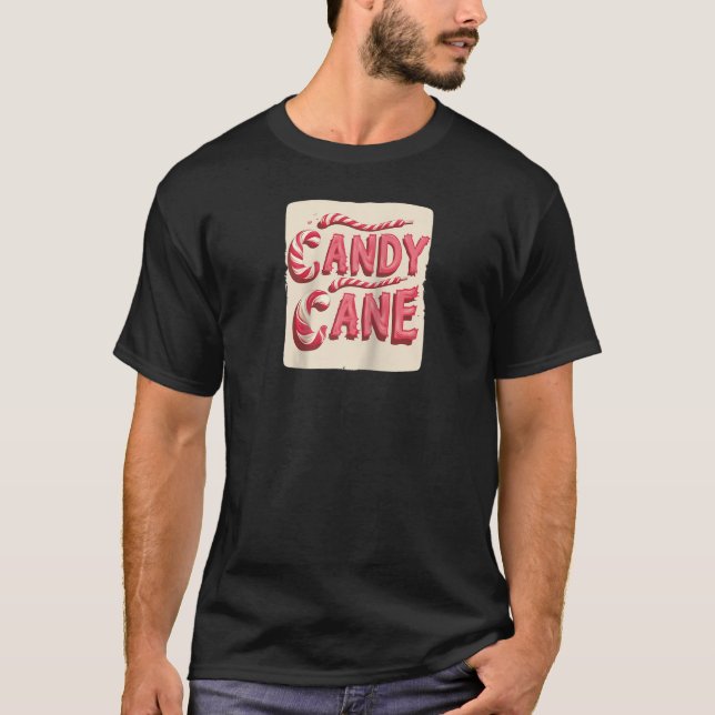 Camiseta Cool Christmas Candy for Festive Cane Lovers Ragla (Frente)