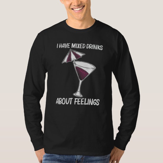 Camiseta Cool Cocktail For Men Women Mixology Bartender Mix (Frente)