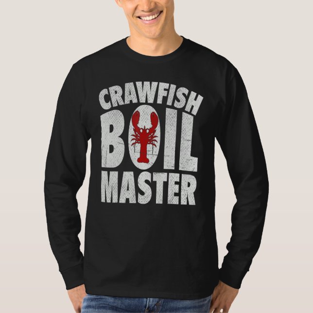 Camiseta Cool Crawfish Boil For Men Women Crawfish Seafood  (Frente)