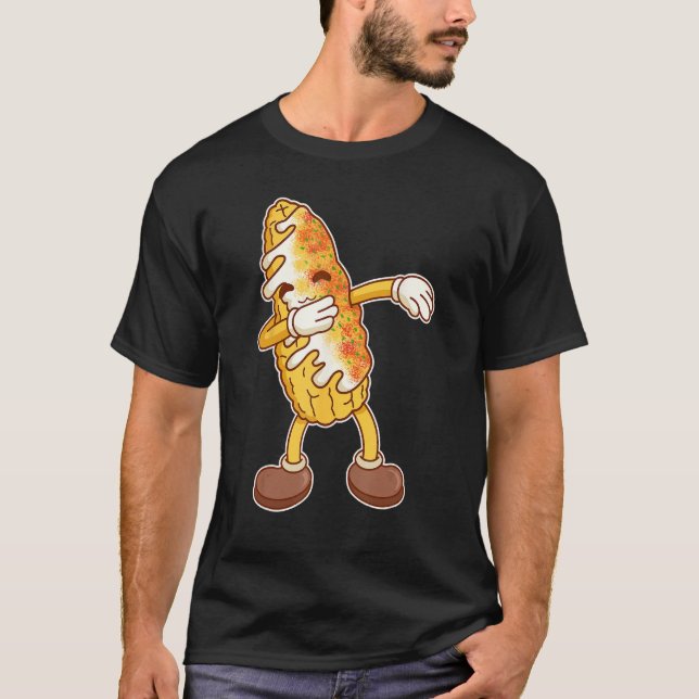 Camiseta Cool Dabbing Elote Roasted Mexican Street Corn (Frente)