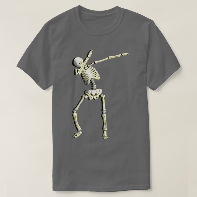 Camiseta Cool Dabbing Skeleton Shirt Funny Cinco de Mayo Gi (Frente do Design)