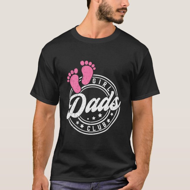 Camiseta Cool Dads Club Father's Day From Daughter Funny Da (Frente)