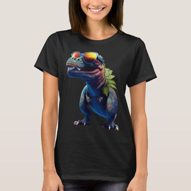 Camiseta Cool dinosaur baby Tyrannosaurus Rex (Frente)