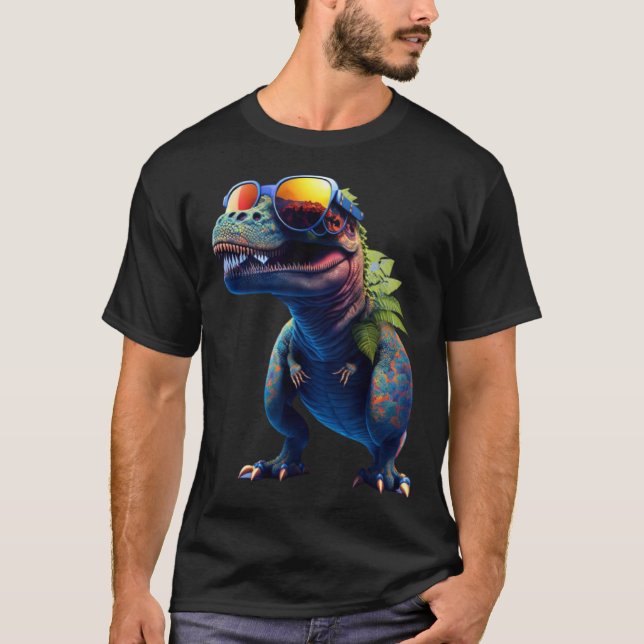 Camiseta Cool dinosaur baby Tyrannosaurus Rex (Frente)