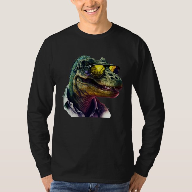 Camiseta Cool  dinosaur Tyrannosaurus Rex (Frente)