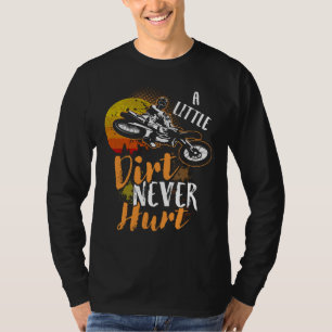 Camiseta Cool Dirt Bike Motocross Lovers A Little Dirt