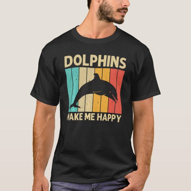 Camiseta Cool Dolphin For Men Women Dolphins Beluga Whale S (Frente)