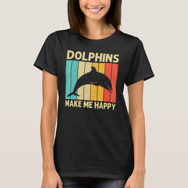 Camiseta Cool Dolphin For Men Women Dolphins Beluga Whale S (Frente)