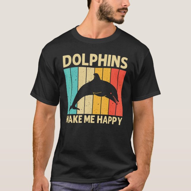 Camiseta Cool Dolphin For Men Women Dolphins Beluga Whale S (Frente)