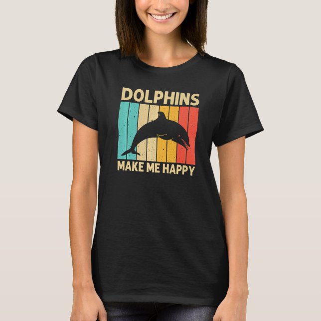 Camiseta Cool Dolphin For Men Women Dolphins Beluga Whale S (Frente)
