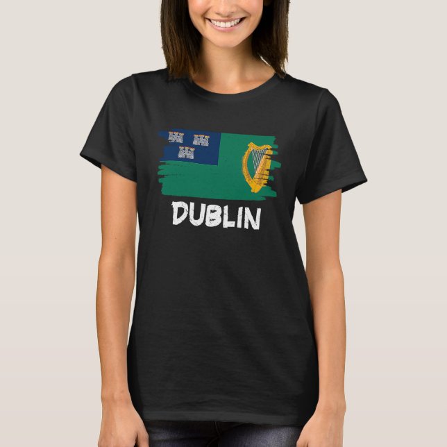 Camiseta Cool Dublin Flag (Frente)