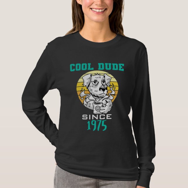 Camiseta Cool dude since 1975 (Frente)