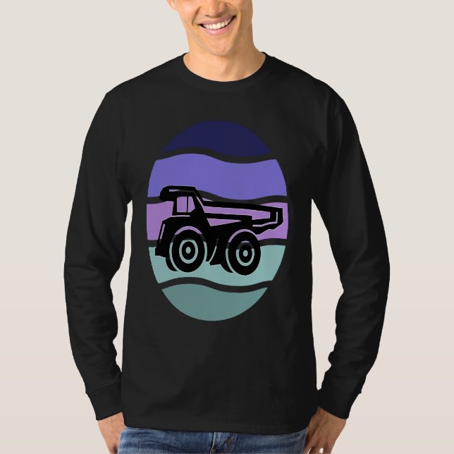 Camiseta Cool Dump Truck for Wheel Loader & Construction Ve (Frente)