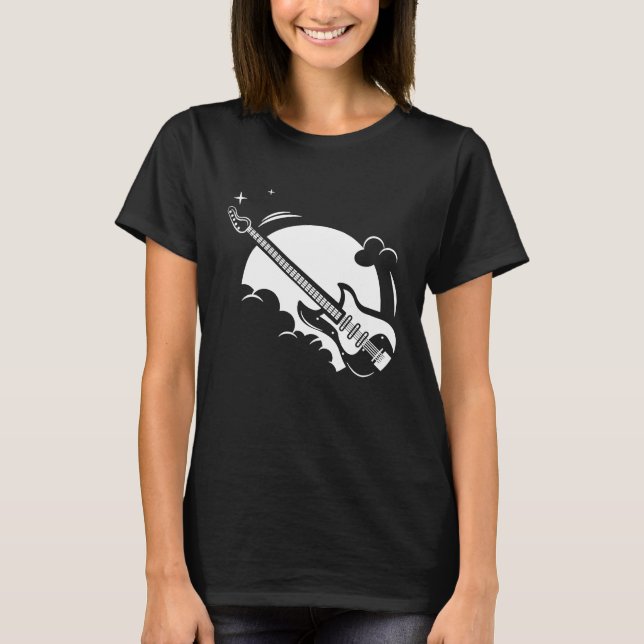 Camiseta Cool Electric Guitar Music Guitars Guitarist (Frente)