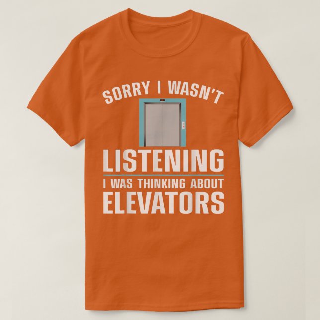 Camiseta Cool Elevator Art Men Women Inspector Mechanic Mai (Frente do Design)