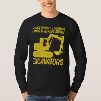 Camiseta Cool Excavator For Men Women Heavy Equipment Opera