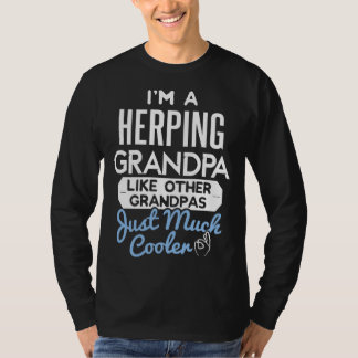 Camiseta Cool Fathers Day T-Shirt Herping Grandpa