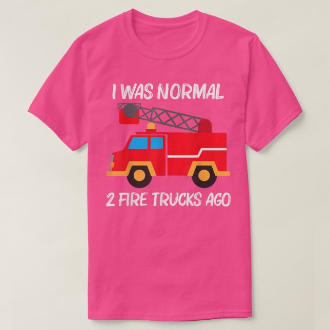 Camiseta Cool Fire Truck Art For Men Women Kids Firetruck F (Frente do Design)