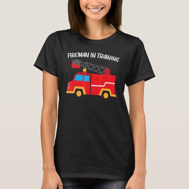 Camiseta Cool Fire Truck For Men Women Kids Firetruck Firef (Frente)