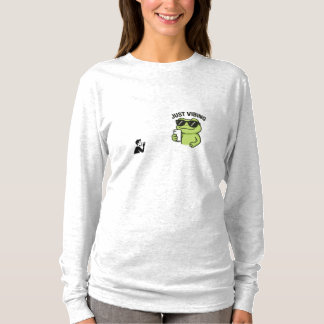Camiseta Cool Frog “Just Vibing” Funny T-Shirt