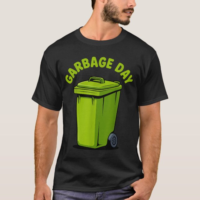 Camiseta Cool Garbage Truck Art For Men Women Kids Garbage  (Frente)