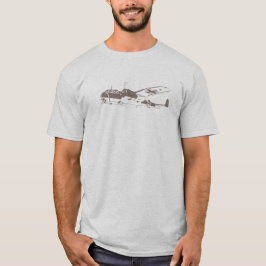 Camiseta Cool German Luftwaffe airplane t-shirt